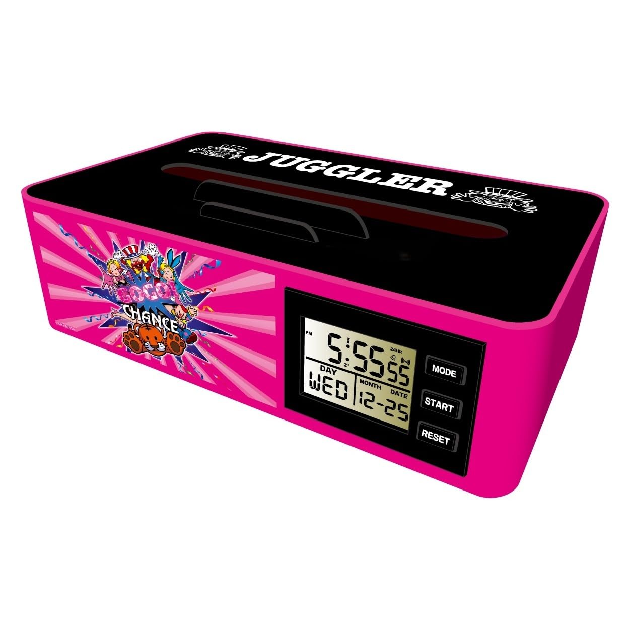 Amazon.co.jp: ジャグラー ティッシュクロック2 置き時計 カレンダー